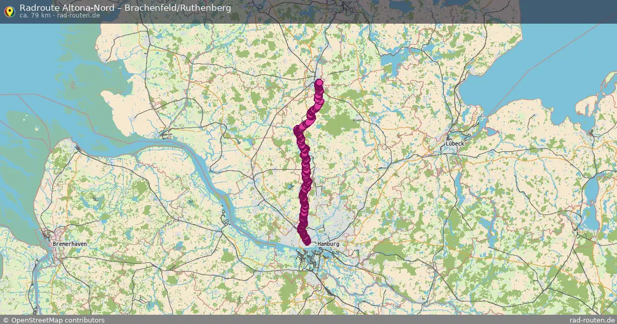 Radtour Altona-Nord – Brachenfeld Ruthenberg
