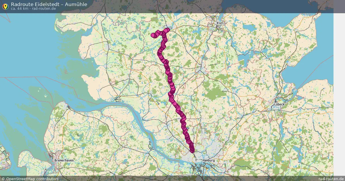 Radtour Eidelstedt – Mörel