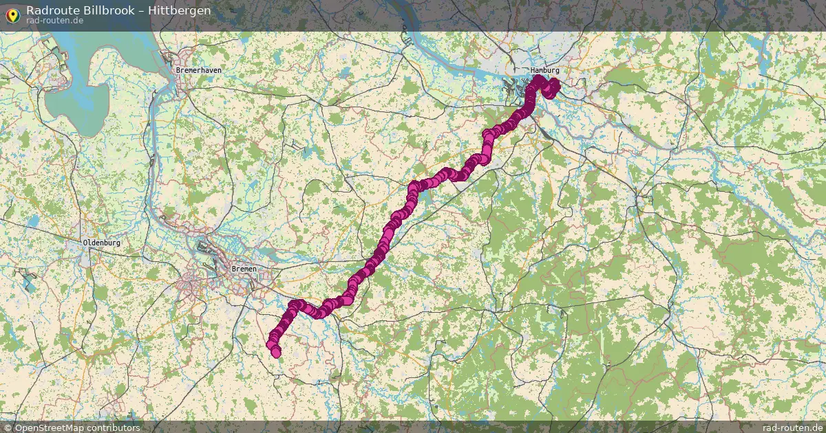 Radtour Billbrook – Hittbergen