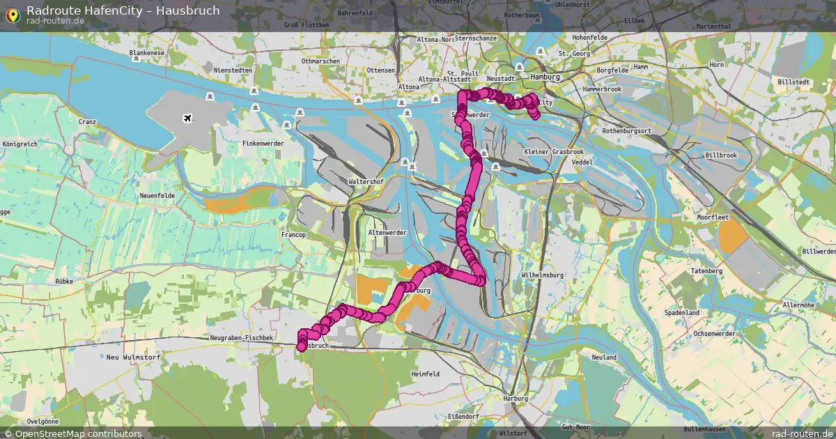 Radtour Hafencity – Hausbruch