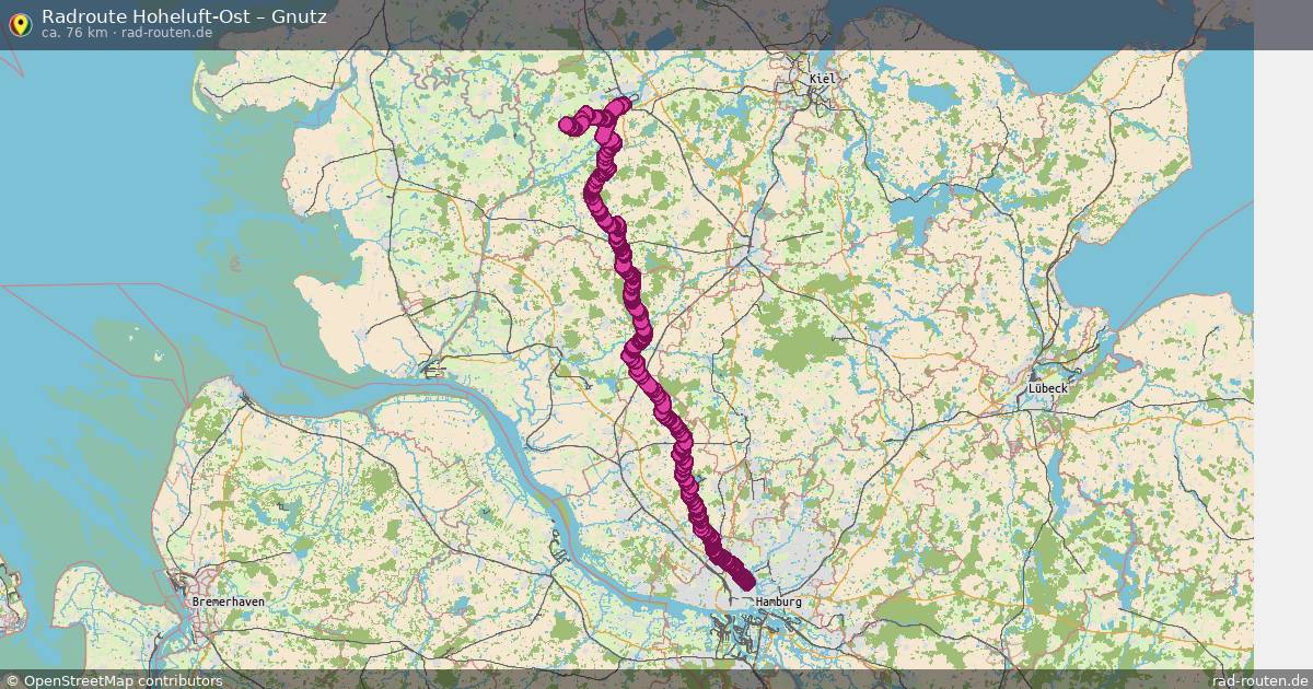 Fahrradroute Hoheluft-Ost – Siebenbäumen