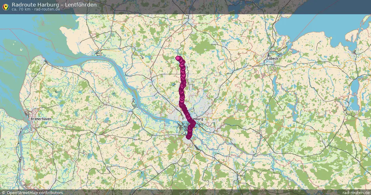 Fahrradroute Harburg – Lentföhrden