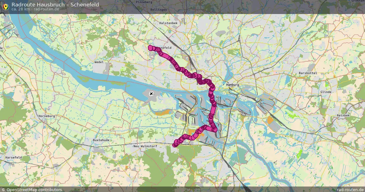 Radtour Hausbruch – Schenefeld