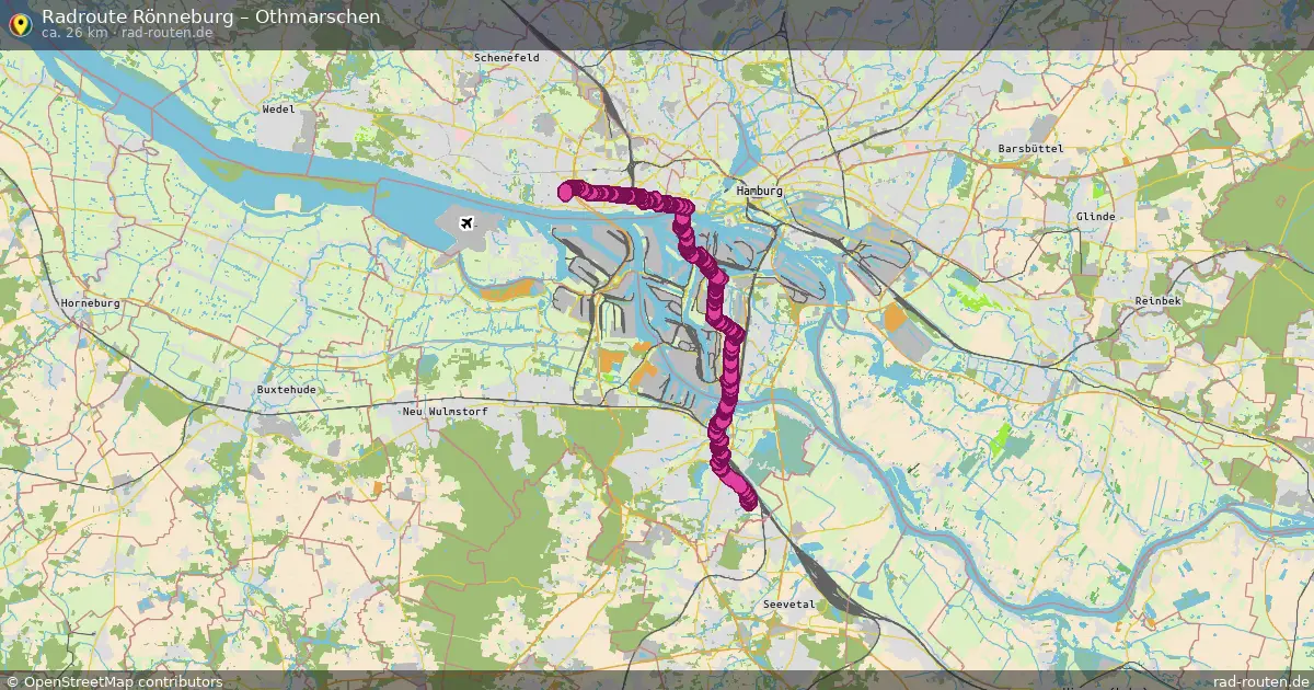 Radtour Rönneburg – Othmarschen