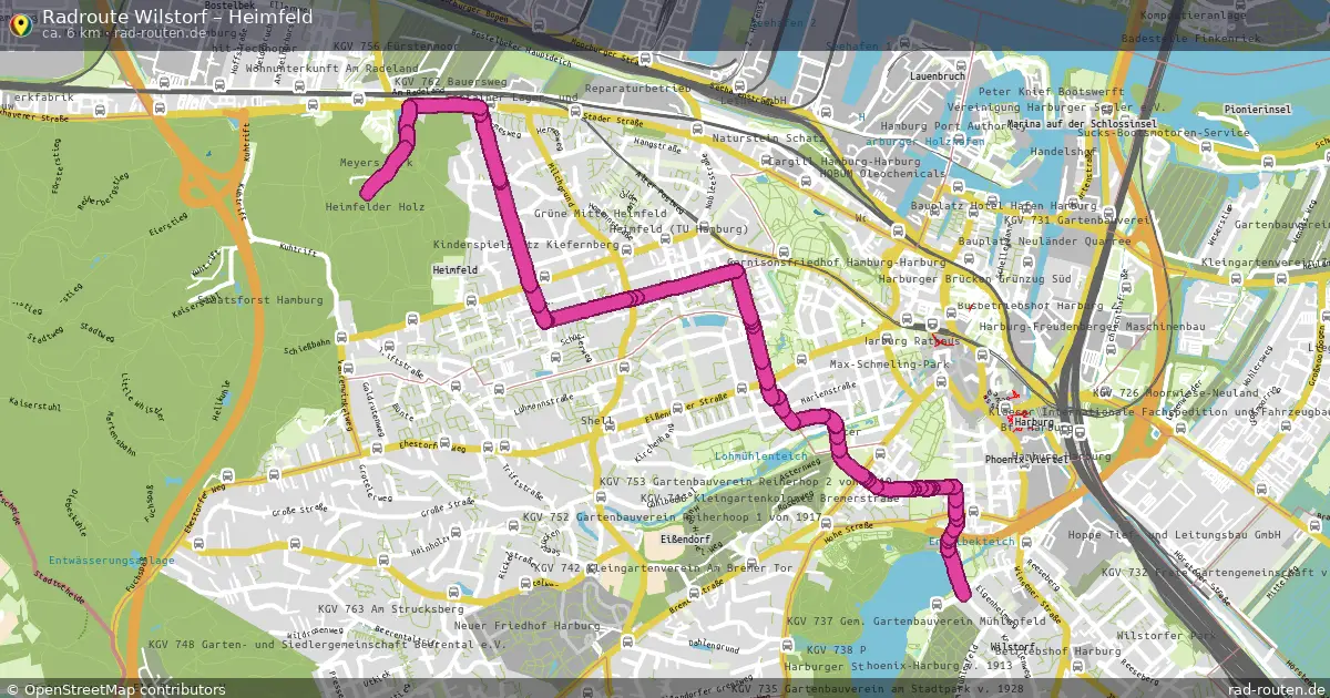Radtour Wilstorf – Heimfeld