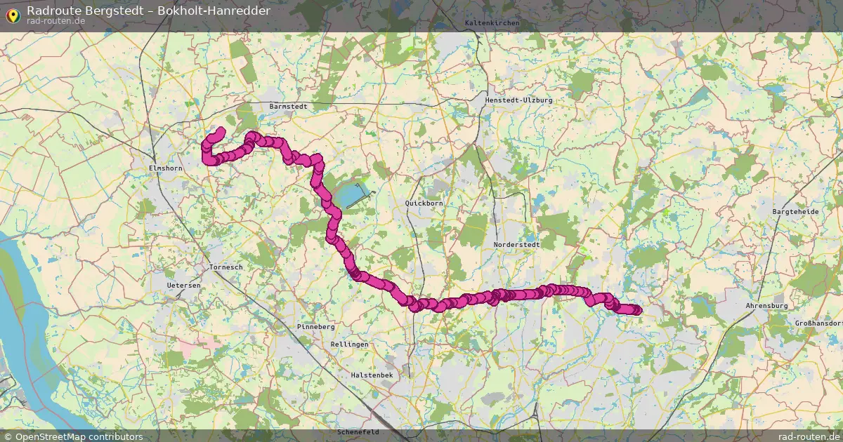 Radtour Bergstedt – Bokholt-Hanredder