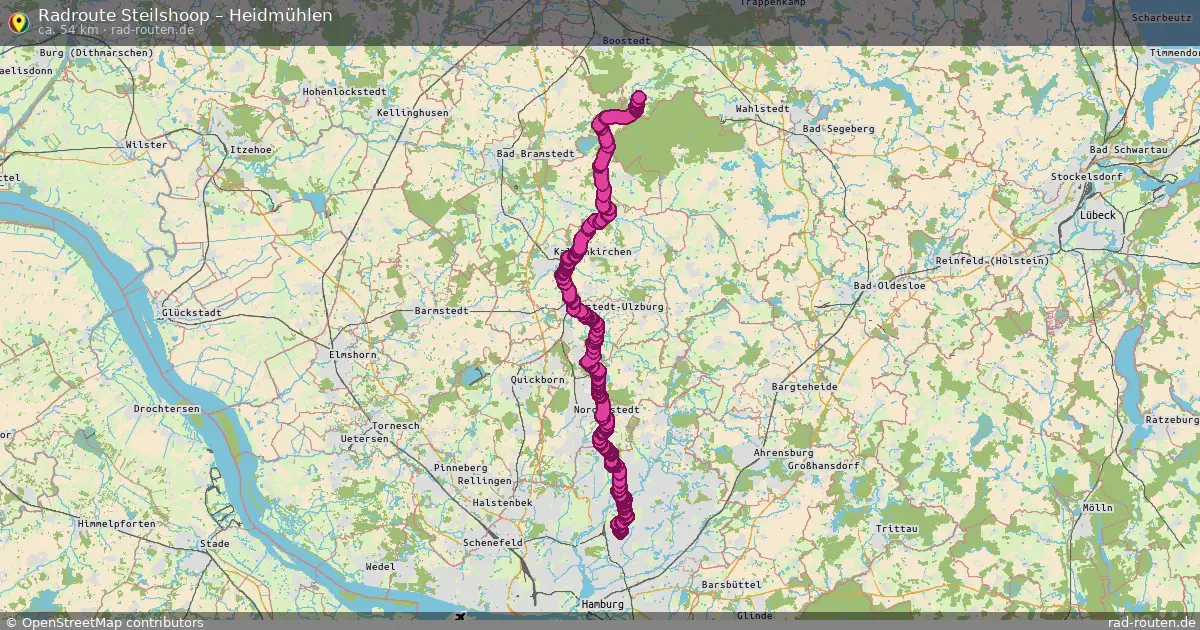 Radtour Steilshoop – Heidmühlen