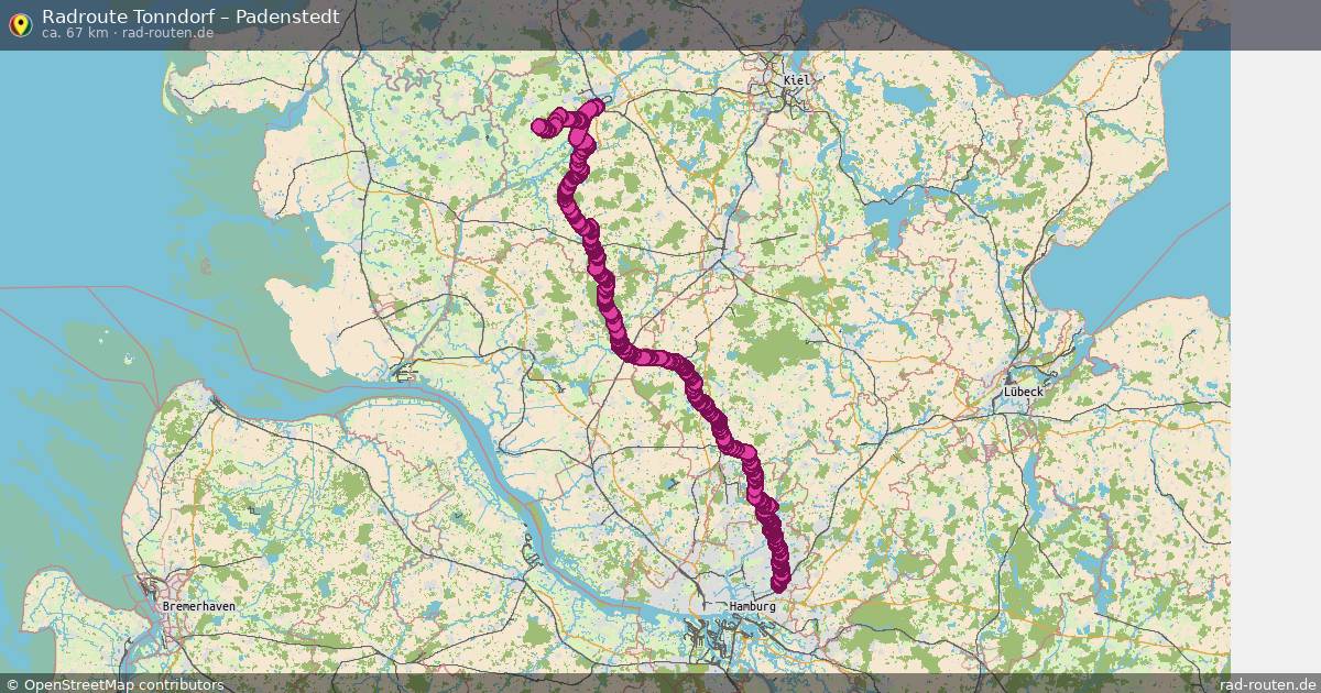 Fahrradroute Tonndorf – Hohenfelde