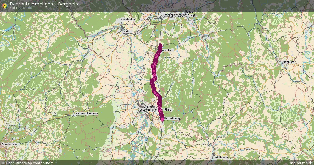 Radtour Arheilgen – Bergheim