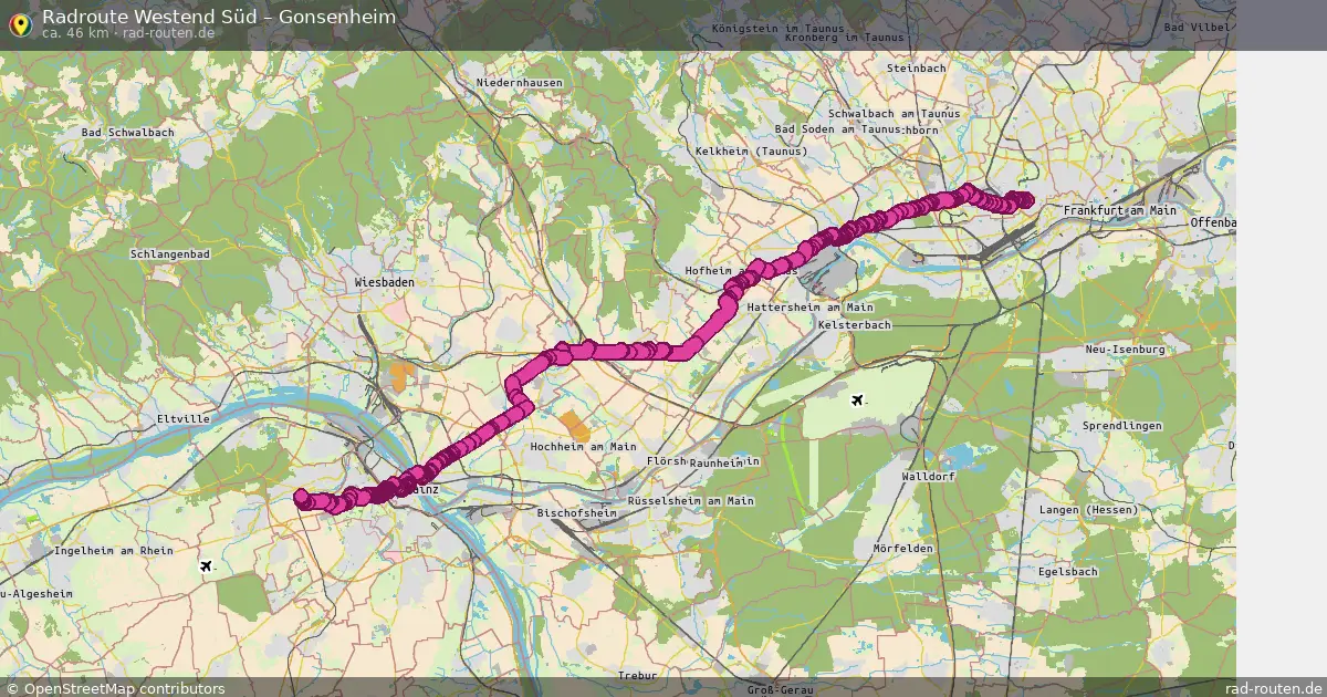 Radtour Westend Süd – Gonsenheim