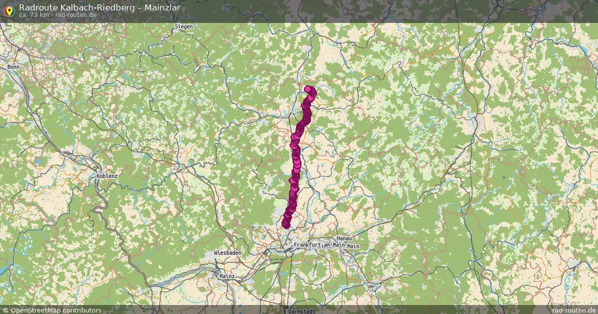 Radtour Kalbach-Riedberg – Mainzlar