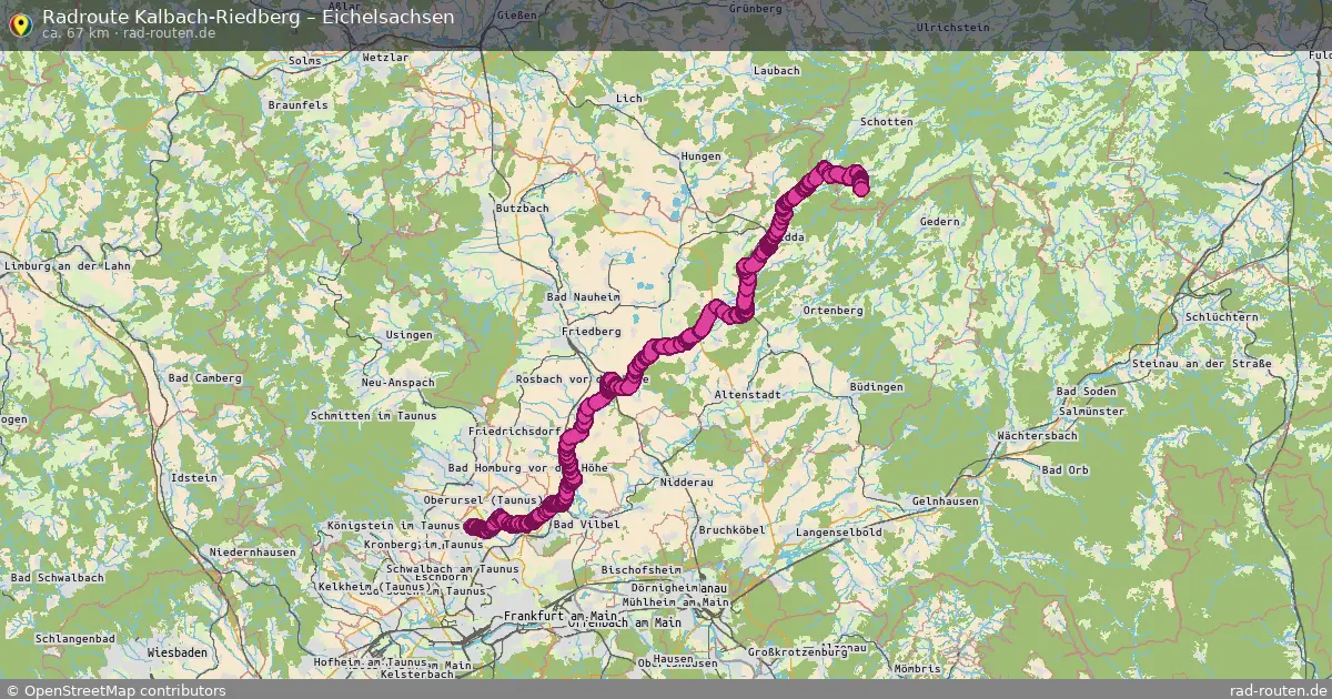 Radtour Kalbach-Riedberg – Eichelsachsen