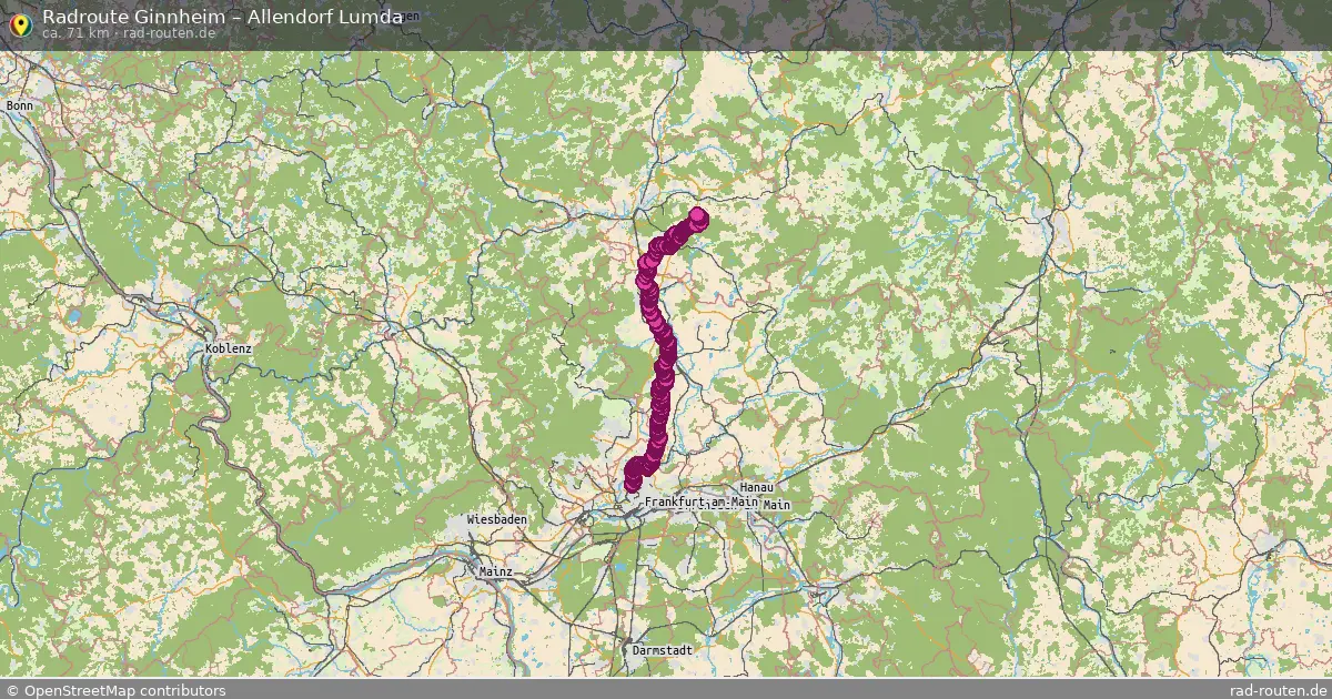 Radtour Ginnheim – Allendorf Lumda