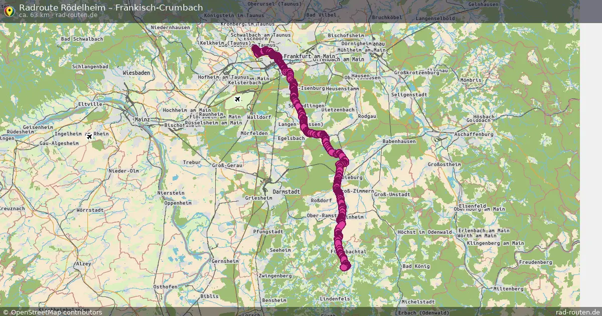 Radtour Rödelheim – Fränkisch-Crumbach