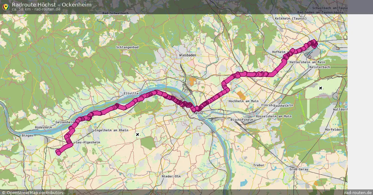 Radtour Höchst – Ockenheim