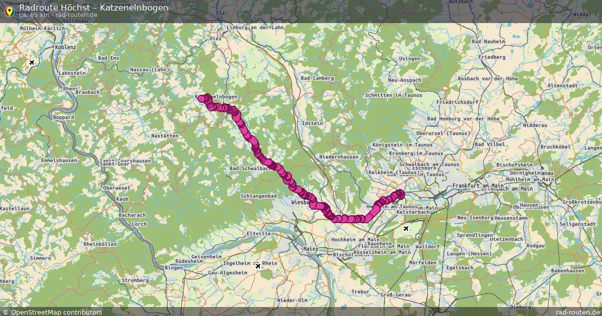 Radtour Höchst – Katzenelnbogen