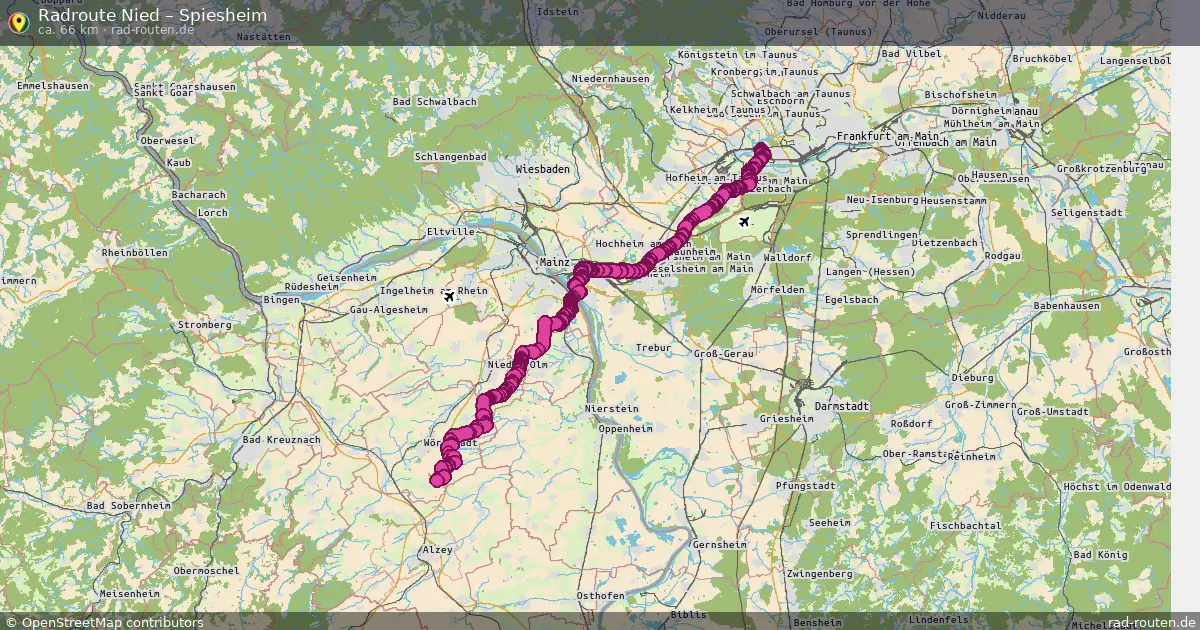 Radtour Nied – Spiesheim