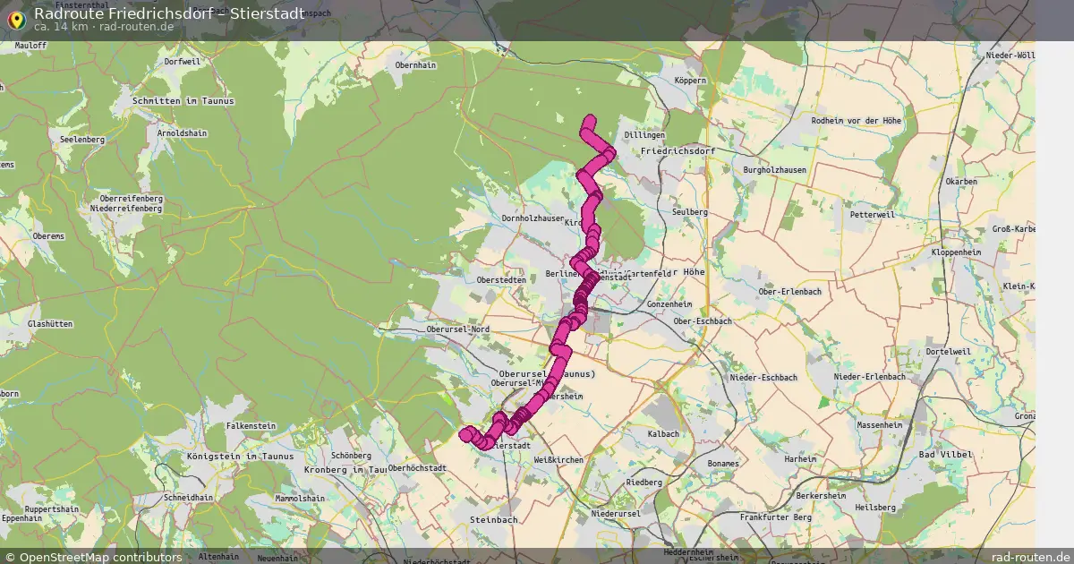 Radtour Friedrichsdorf – Stierstadt
