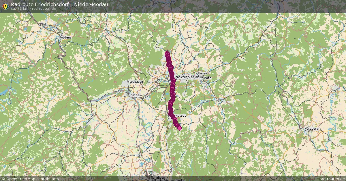 Radtour Friedrichsdorf – Nieder-Modau