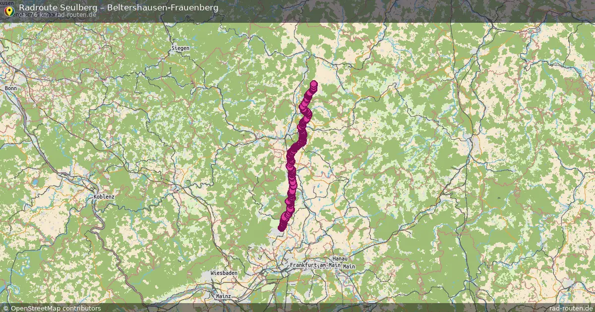 Radtour Seulberg – Beltershausen-Frauenberg