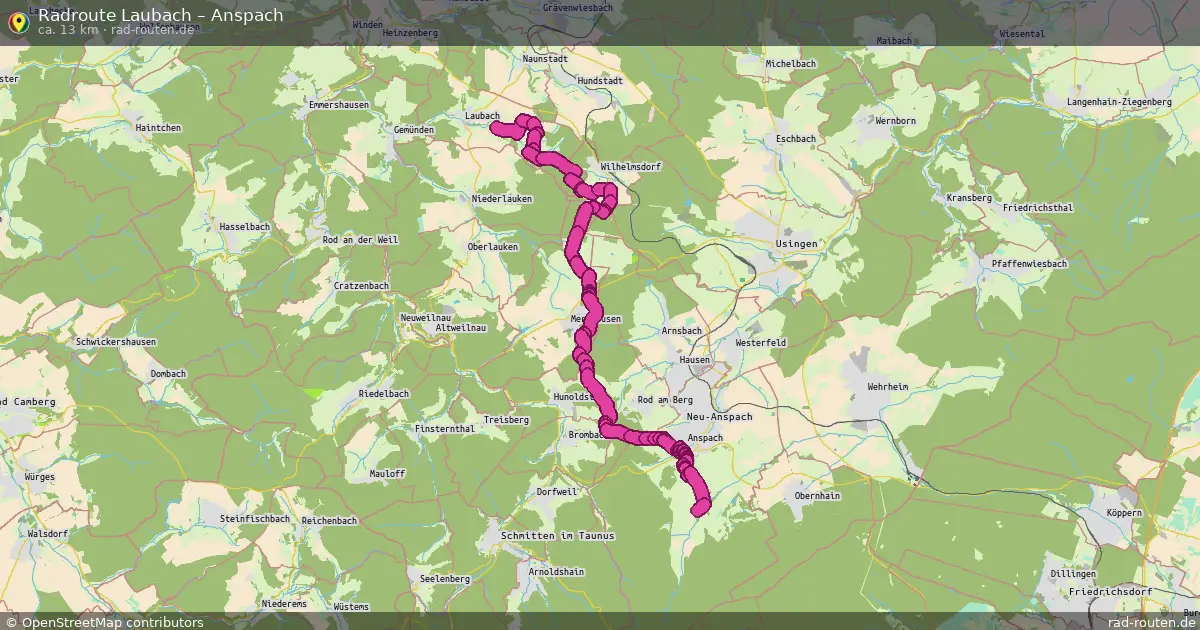 Radtour Laubach – Anspach