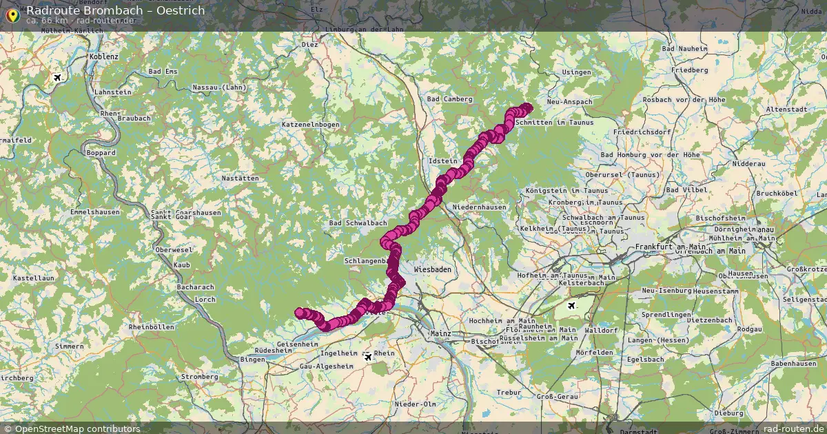 Radtour Brombach – Oestrich