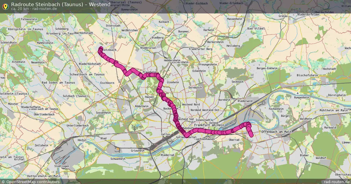 Radtour Steinbach (Taunus) – Westend