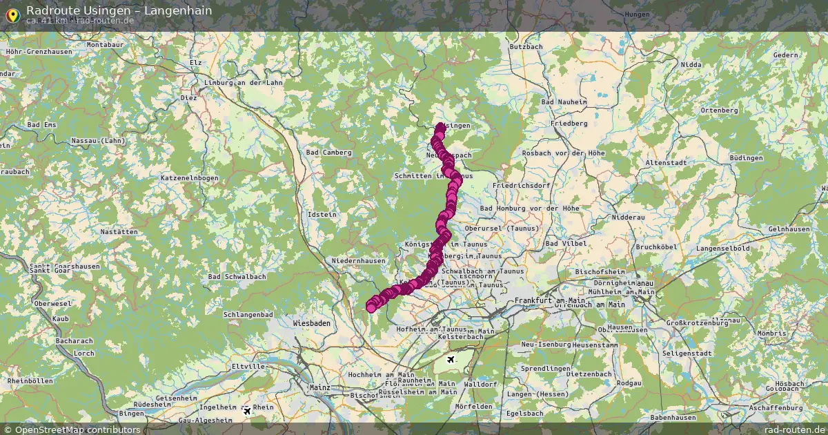 Fahrradroute Usingen – Langenhain