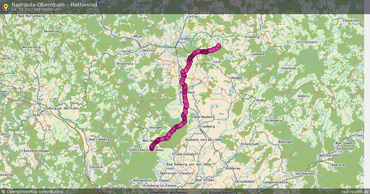 Radtour Obernhain – Hattenrod