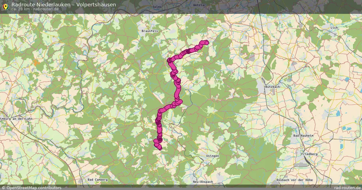 Radtour Niederlauken – Volpertshausen