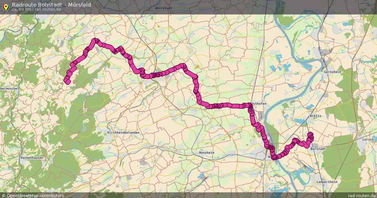 Radtour Bobstadt – Mörsfeld