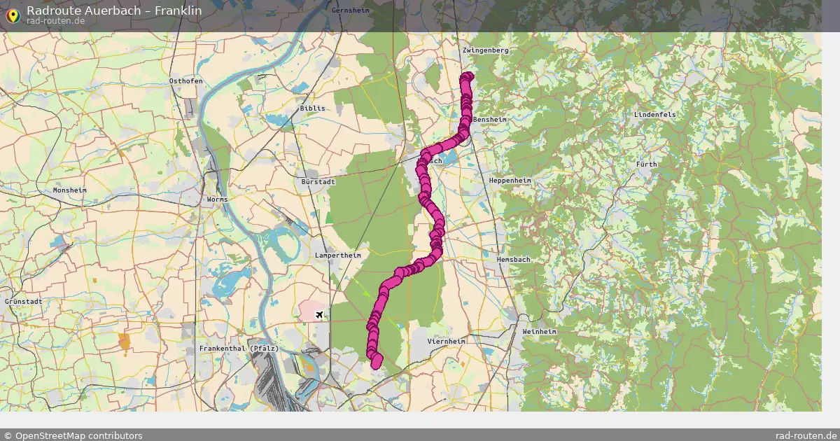 Radtour Auerbach – Franklin