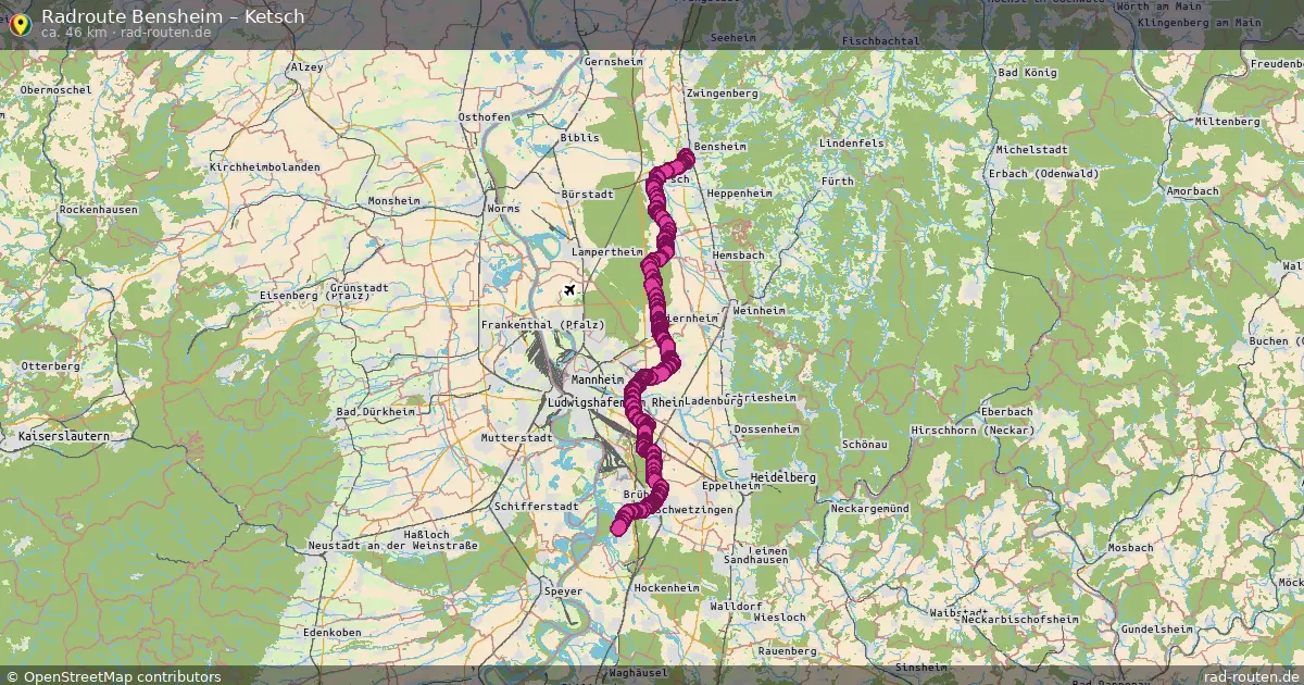 Radtour Bensheim – Ketsch