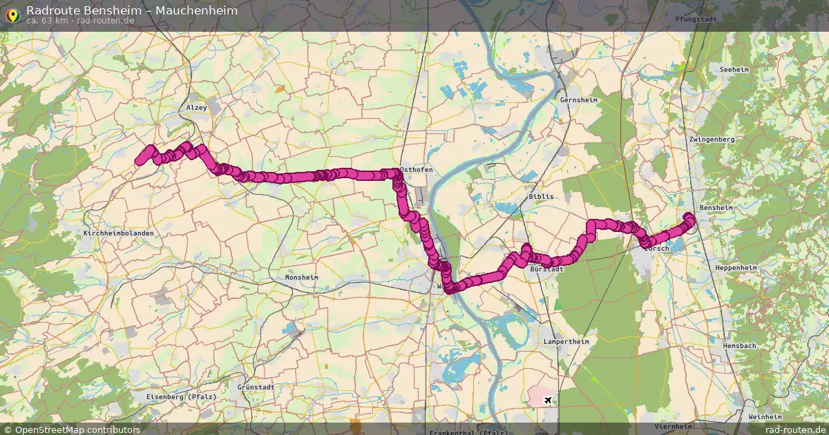 Radtour Bensheim – Mauchenheim