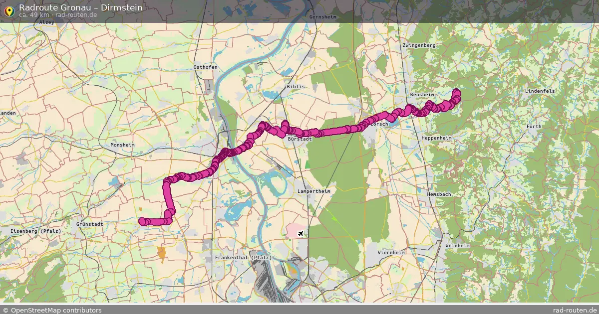 Radtour Gronau – Dirmstein
