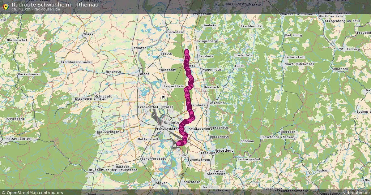 Radtour Schwanheim – Rheinau
