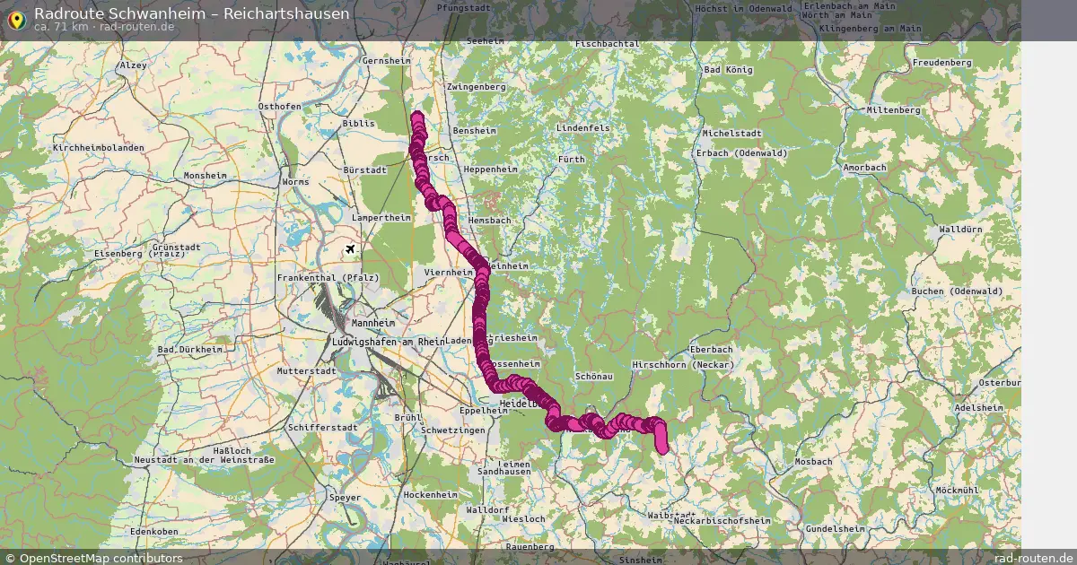 Radtour Schwanheim – Reichartshausen