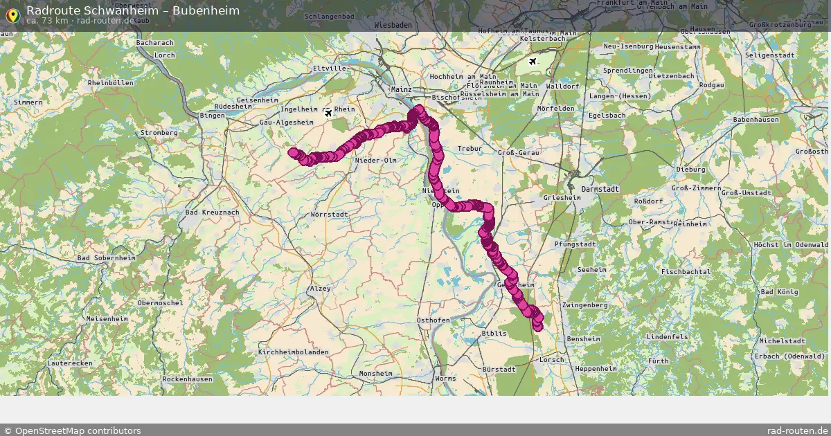 Radtour Schwanheim – Bubenheim