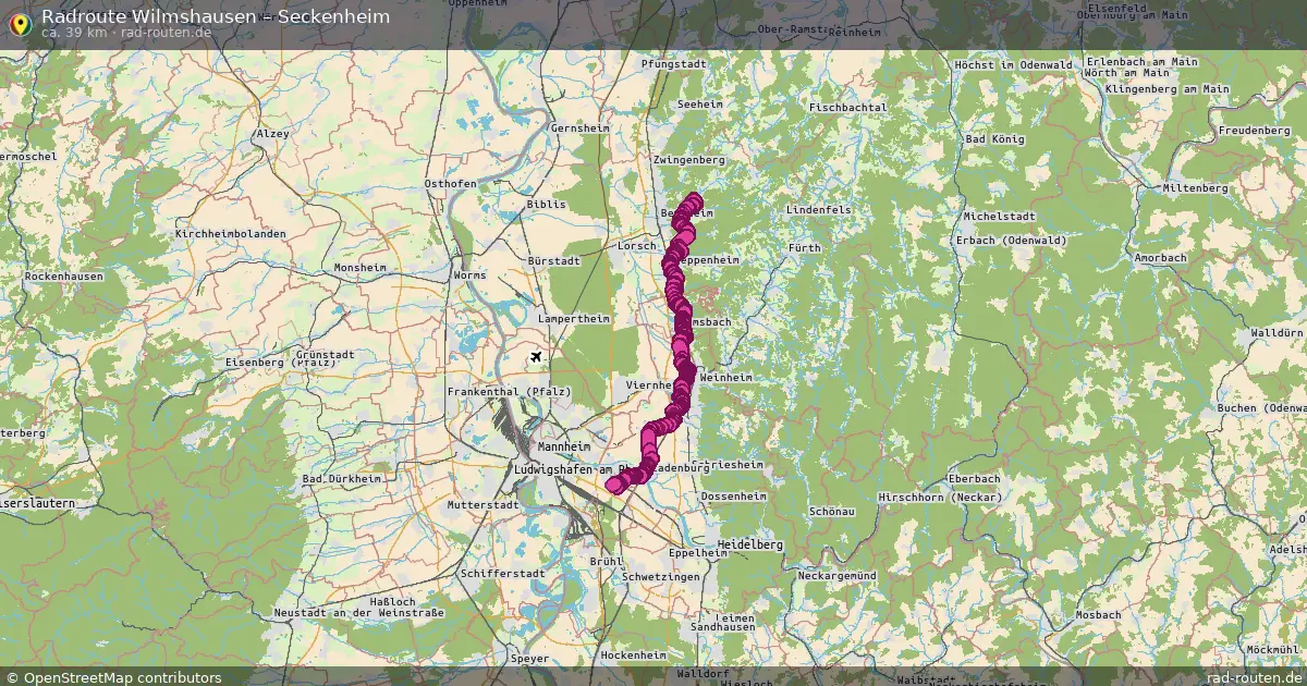 Radtour Wilmshausen – Seckenheim