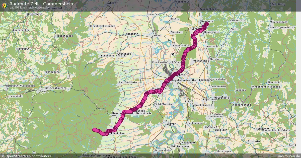 Radtour Zell – Gommersheim