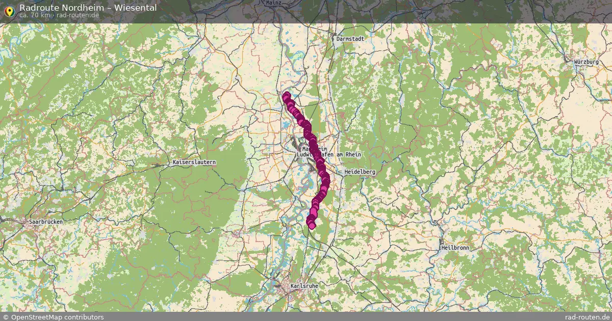 Radtour Nordheim – Wiesental