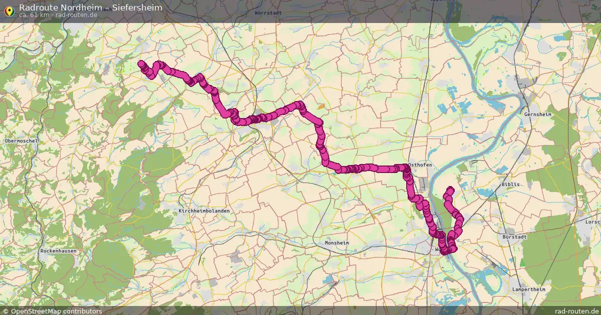 Radtour Nordheim – Siefersheim