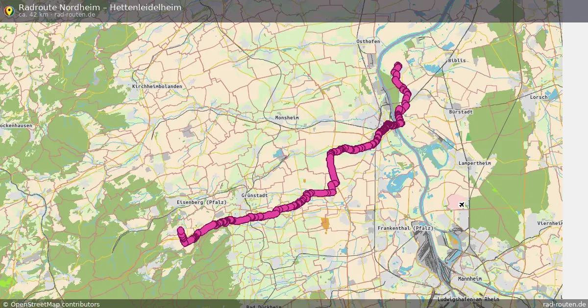 Radtour Nordheim – Hettenleidelheim