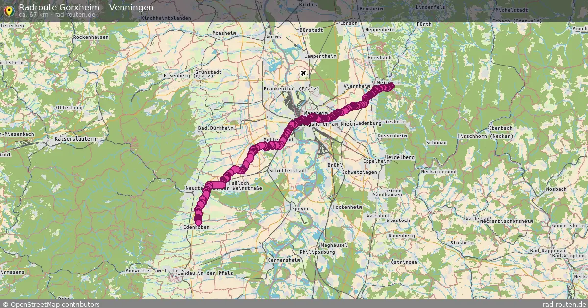 Radtour Gorxheim – Venningen