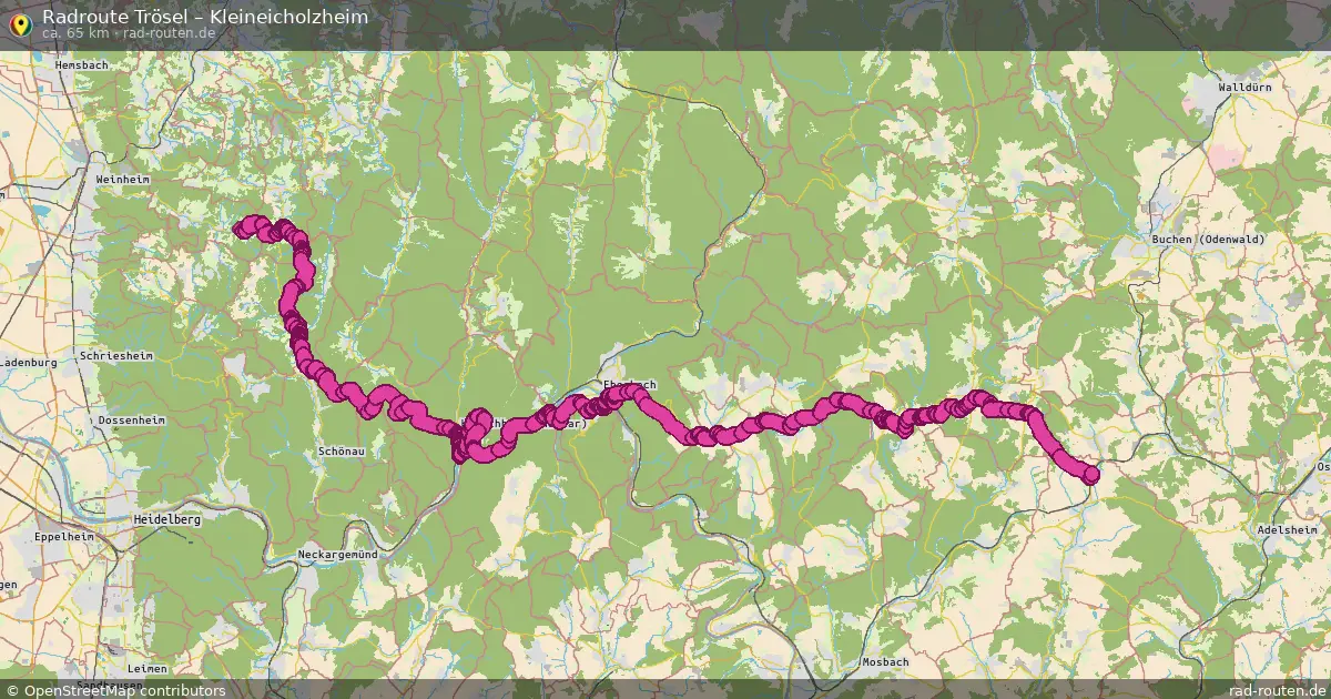 Radtour Trösel – Kleineicholzheim