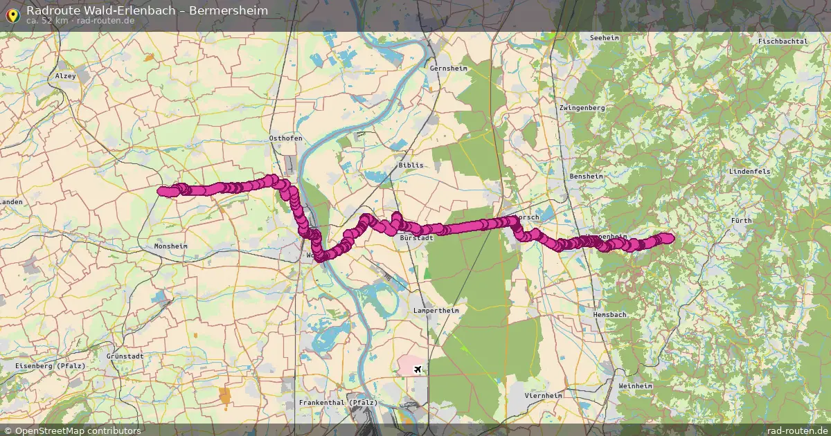 Radtour Wald-Erlenbach – Bermersheim