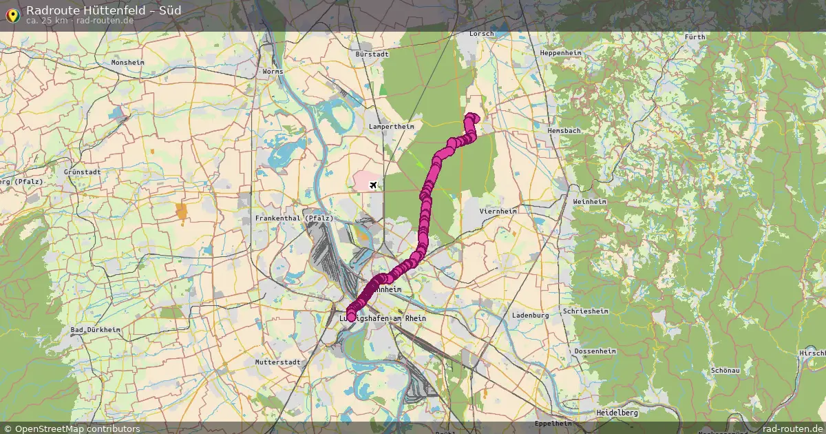 Radtour Hüttenfeld – Süd