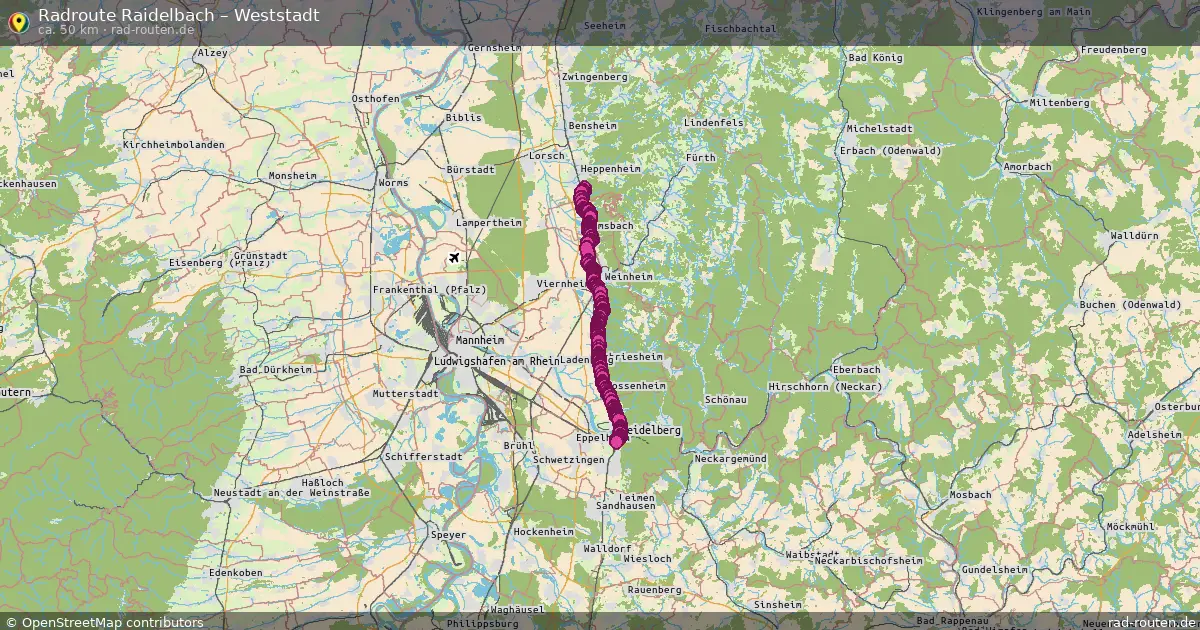 Radtour Raidelbach – Weststadt