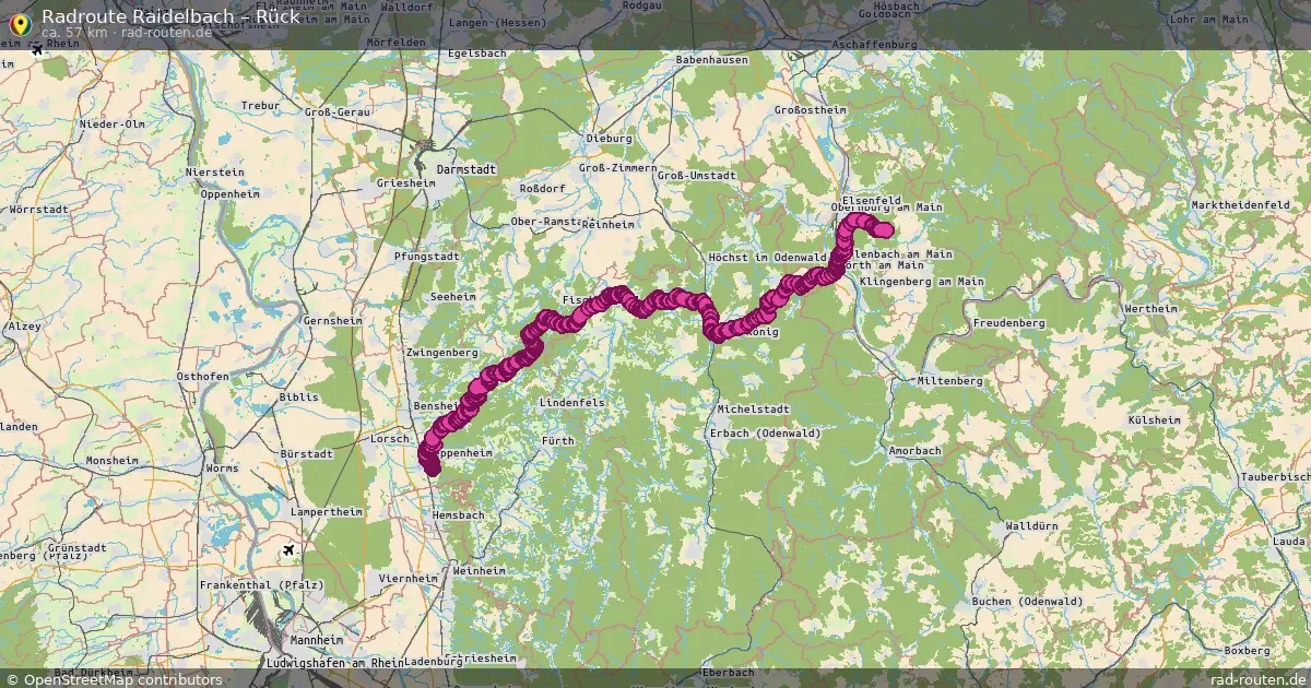 Radtour Raidelbach – Rück