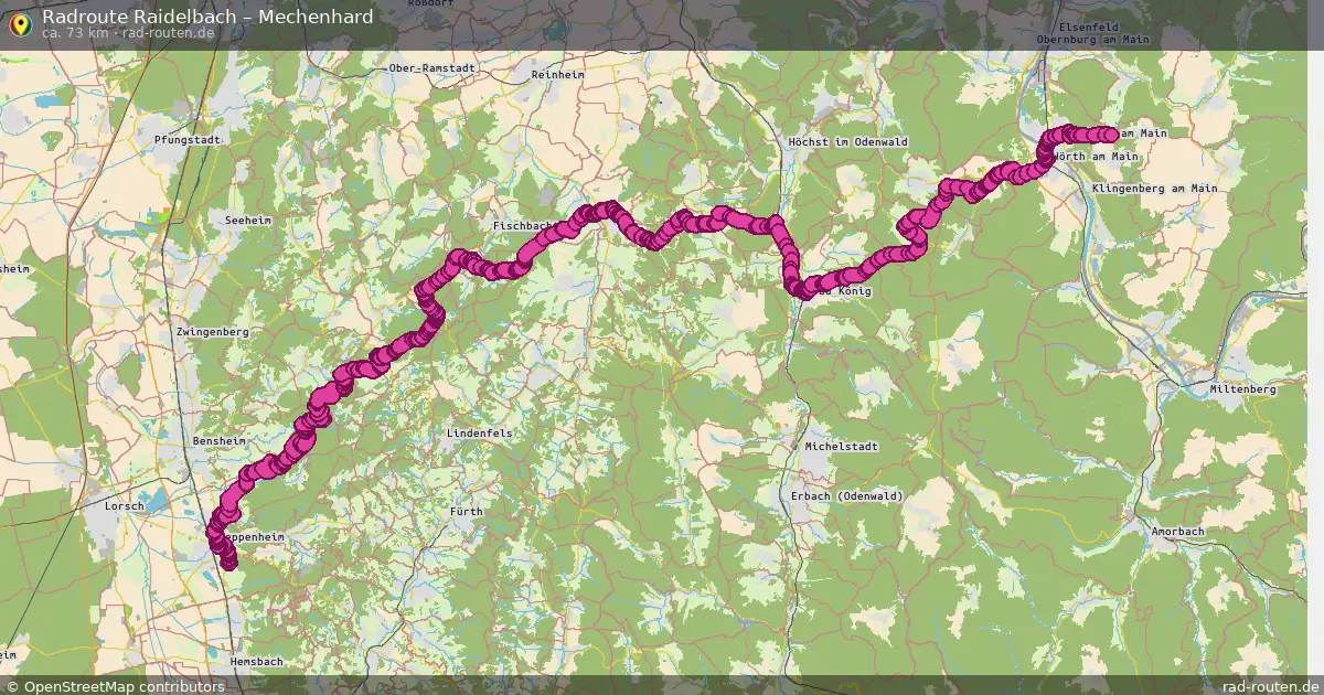 Radtour Raidelbach – Mechenhard